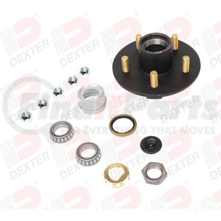 008-258-10 by DEXTER AXLE - Hub 2K 5-4.50 Studded