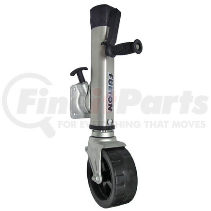 141304 by REDNECK TRAILER - Fulton 1.6K F2 Sidewind Bolt-on Snap Ring Swivel Jack w/Wheel 10in Lift