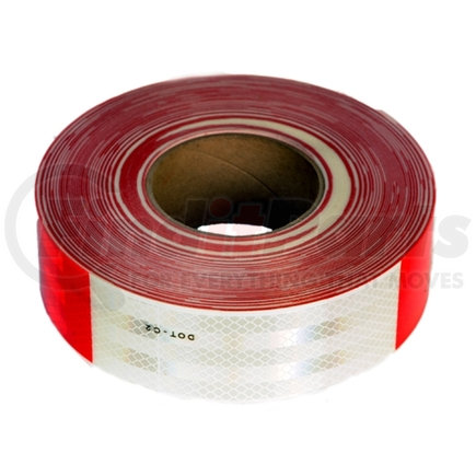 31568 by REDNECK TRAILER - 3M 6in Red/6in White 2in x 150ft Roll Conspicuity Tape