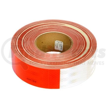 29868 by REDNECK TRAILER - 3M 11in Red/7in White 2in x 150ft Roll Conspicuity Tape