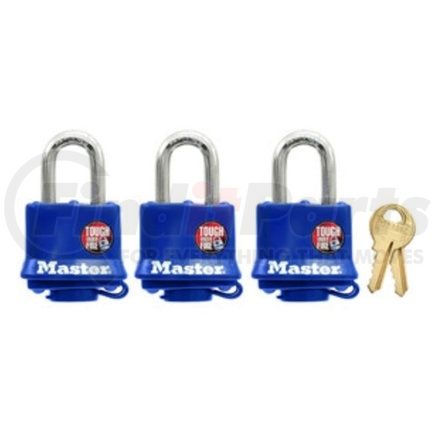 312TRI by REDNECK TRAILER - Masterlock 3 Pack Padlocks Keyed Alike