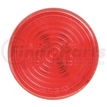 MCL-527RB by REDNECK TRAILER - Lighting Accessory Parts - Optronics Fleet Red 2 1/2" Round LED Mrk/Clr Light