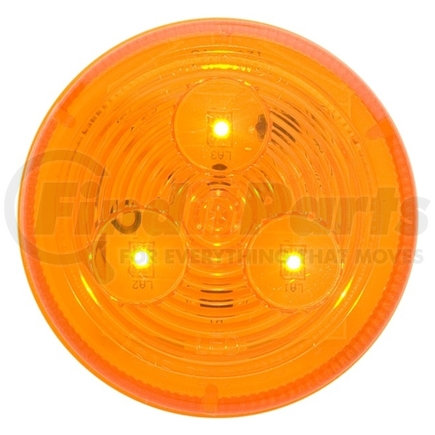 MCL-57AB by REDNECK TRAILER - Lighting Accessory Parts - Optronics Amber LED 2 1/2" Mrk/Clr Light