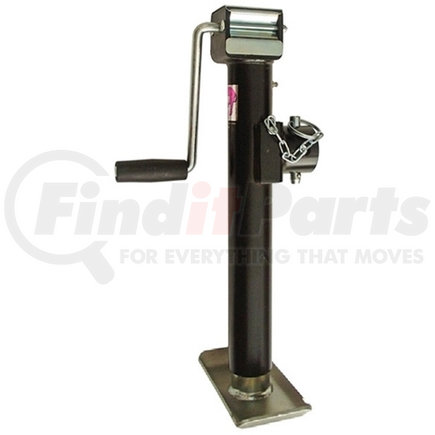 TJP5002SB by REDNECK TRAILER - Landing Gear Leg - Ram 5K Sidewind Pipe Mount Swivel Jack 15" Lift