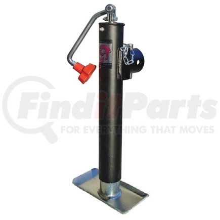 TJP5002B by REDNECK TRAILER - Landing Gear Leg - Ram 5K Topwind Pipe Mount Swivel Jack 15" Lift