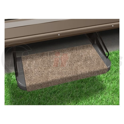 2-0311 by PREST-O-FIT - Prest-O-Fit 18in Walnut Brown Outrigger RV Step Rug