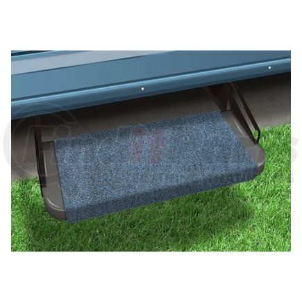 2-0312 by PREST-O-FIT - Prest-O-Fit 18in Atlantic Blue Outrigger RV Step Rug