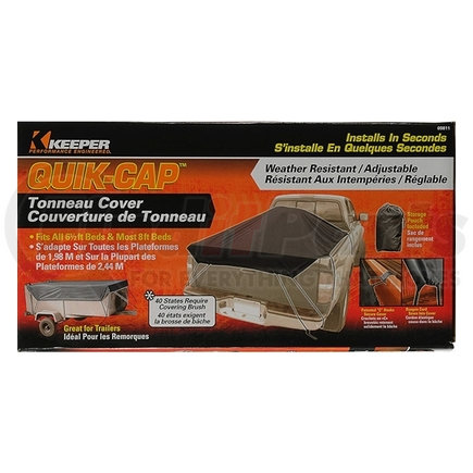 K09811 by REDNECK TRAILER - Keeper Tonneau Cover, Quik-Cap, Fits All 6 1/2' Truck Beds