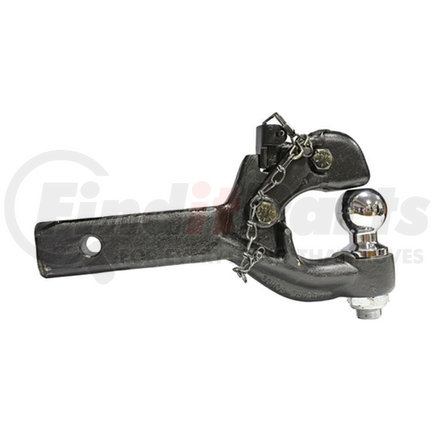 DPR2000 by REDNECK TRAILER - Wallace Forge Pintle Hook and 2" Ball Hitch, Combination, for 2" Receiver