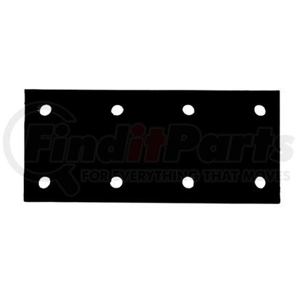 TNP716100 by REDNECK TRAILER - Wallace Forge 8 Hole Trailer Nose Plate For R51A & 1385 Tow Rings/Draw Bars