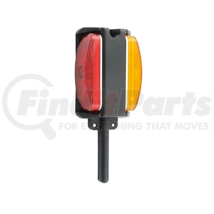 BA-44FNL by REDNECK TRAILER - Optronics LH Fender Mount Red/Amber Clearance/Marker Light