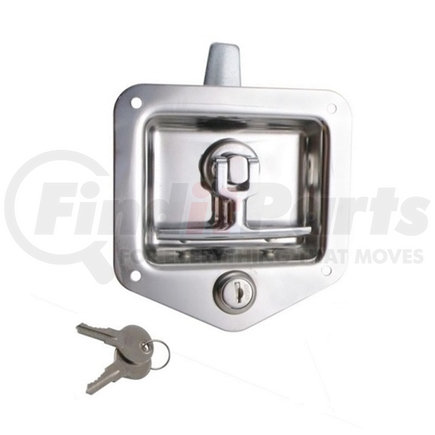 L4080 by REDNECK TRAILER - Small Trailer Axle - Locking Stainless Steel T-Handle Flush Latch