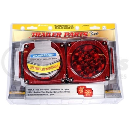 LT08-100 by REDNECK TRAILER - Lighting Accessory Parts - Redline LED Waterproof Trailer Light Kit with Harness & Bracket