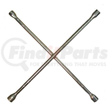 LW433 by REDNECK TRAILER - Excalibur Cross Lug Wrench - Fits 17 mm, 3/4", 13/16" or 7/8" Lug Nuts