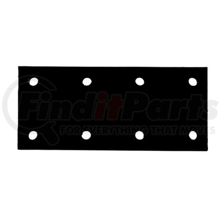 TNP71675 by REDNECK TRAILER - Wallace Forge 8 Hole Trailer Nose Plate For R49A & 1250-15 Tow Rings/Draw Bars