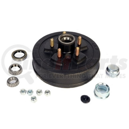 HD84556BX by TRAILER PARTS PRO - Redline 5 on 5in Hub & Drum Kit For 3.5K Axles