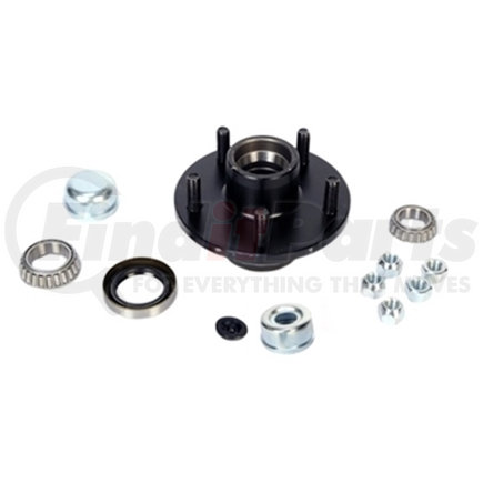 H84550BX by TRAILER PARTS PRO - Redline 5 on 5in Hub Kit For 3.5K Axles