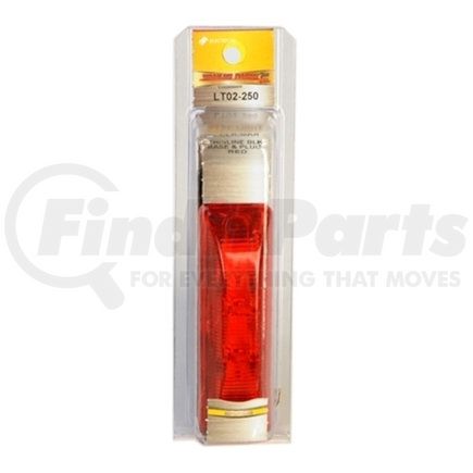 LT02-250 by TRAILER PARTS PRO - Redline Red LED Thinline Clearance/Marker Light w/Base