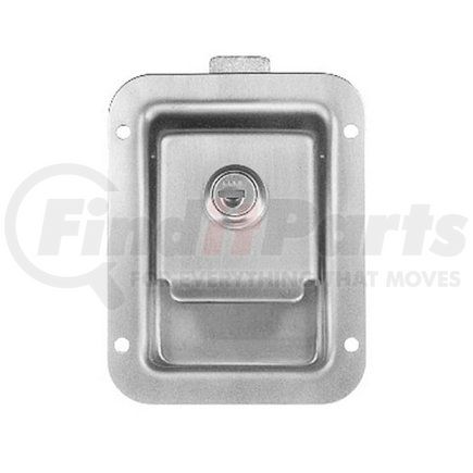 HW05-040 by TRAILER PARTS PRO - Redline 2 3/4 x 3 3/4 Locking Stainless Steel Flush Latch(Junior)