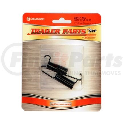 BP07-195 by TRAILER PARTS PRO - Redline 12 1/4in Dexter Shoe Centering Spring