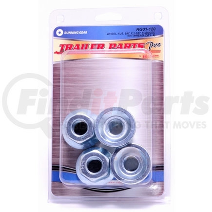 RG01-120 by TRAILER PARTS PRO - Redline 5/8 x 1 1/8 Flanged Wheel Nuts