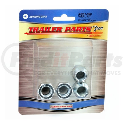 RG01-080 by TRAILER PARTS PRO - Redline 9/16 x 7/8 Coned Wheel Nuts