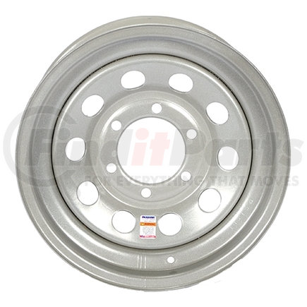 WH156-6SM by REDNECK TRAILER - Dexstar 15 x 6 Silver Mod Wheel 655