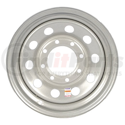 WH166-8SM by REDNECK TRAILER - Dexstar 16 x 6 Silver Mod Wheel 865