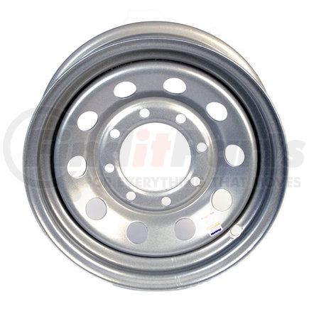 17-281-19 by REDNECK TRAILER - Dexstar 16 x 6 Silver Mod Wheel 865