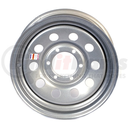 17-255-19 by REDNECK TRAILER - Dexstar 16 x 6 Silver Mod Wheel 655