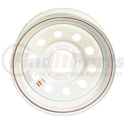 17-255-7 by REDNECK TRAILER - Dexstar 16 x 6 White Mod Wheel 655