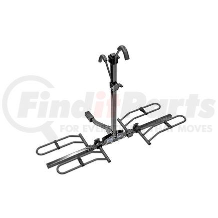63134 by REDNECK TRAILER - Pro Series Fold Down Wheel Slot Style Bike Rack For 2 Bikes & 1 1/4in Or 2in Receivers