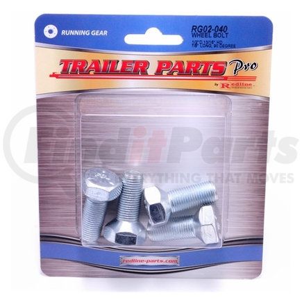 RG02-040 by TRAILER PARTS PRO - Redline 1/2 in Wheel Bolts