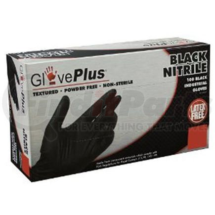 AMXGPNB48100 by ISN TOOL WEB - GlovePlus Powder Free BLACK Nitrile Gloves XL