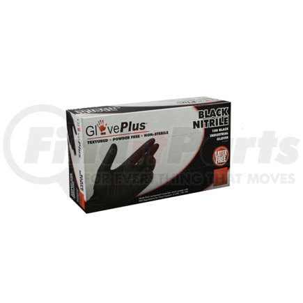 GPNB49100XXL by AMMEX GLOVES - GlovePlus Nitrile Industrial Latex Free Disposable Gloves | Black | 5-6 mils | XXL | Box of 100