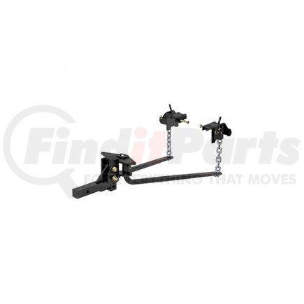 17052 by CURT MANUFACTURING - Round Bar Weight Distribution Hitch with Integrated Lubrication (8-10K)