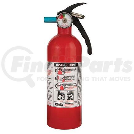 440160MTLK by LOGISTICS - Automotive Fire Extinguisher 2 lb BC FC5 w/ Plastic Strap Bracket