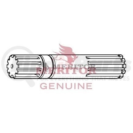 2210H4792 by AXLETECH - Air Brake Camshaft - 10 Spline, 1.50 Inch Spline Diameter