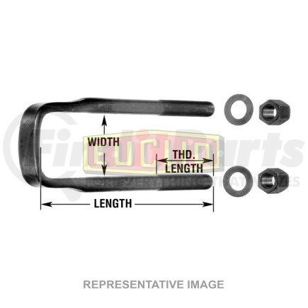 Euclid E-UB8294-162 Air Suspension Axle U-Bolt U-BOLT ASSEMBLY