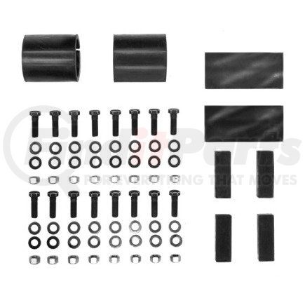Euclid E-4385 Suspension Hardware Kit Connection Kit, 5 Round Axle & Trunnion,