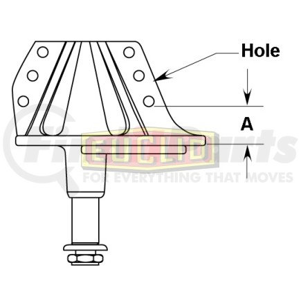 E-10072 by EUCLID - SUSPENSION - HANGER ASSEMBLY