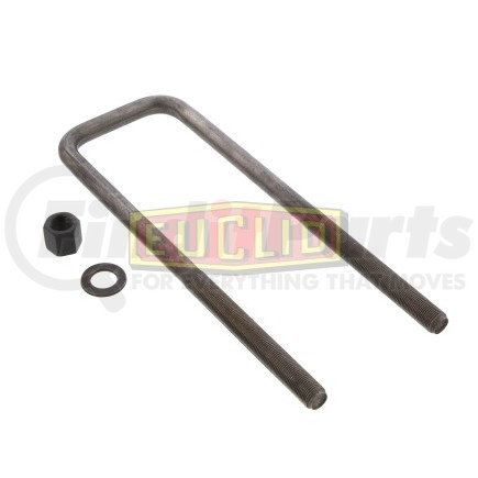 E-UB8254-14 by EUCLID - U-Bolt Assembly - Square Bend, 3/4 -16 Thd. x 4 W x 14 L