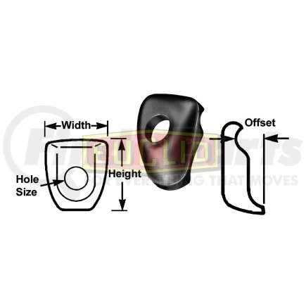 E5927 by EUCLID - WHEEL END - WHEEL RIM CLAMP