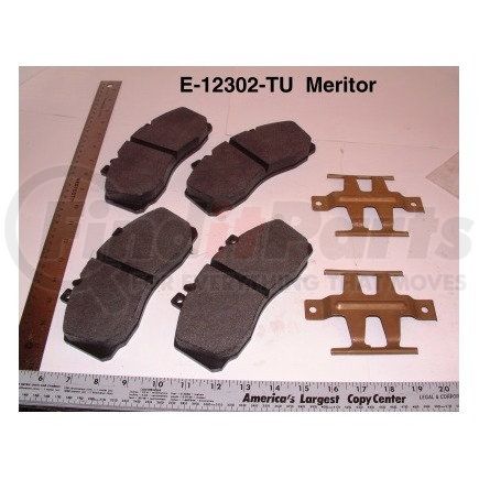E-12302 by EUCLID - Disc Brake Pad Set - Hino