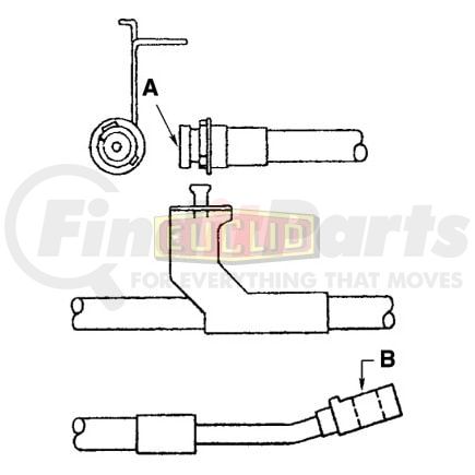 Euclid E10468 Brake Hydraulic Line HYD HOSE/STEEL LINES