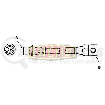 Euclid E10473 Brake Hydraulic Line HYDRAULIC BRAKE - HOSE