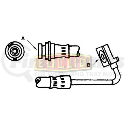 Euclid E10475 Brake Hydraulic Line HYDRAULIC BRAKE - HOSE