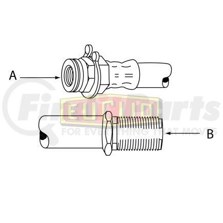 E10476 by EUCLID - HYDRAULIC BRAKE - HOSE