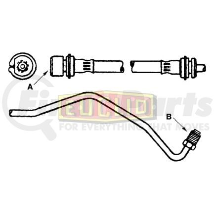 E10481 by EUCLID - HYDRAULIC BRAKE - HOSE