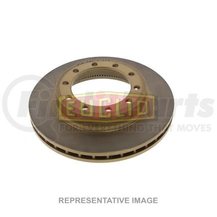 E-14550A by EUCLID - Disc Brake Rotor - 15 in. Outside Diameter, Hat Shaped Rotor